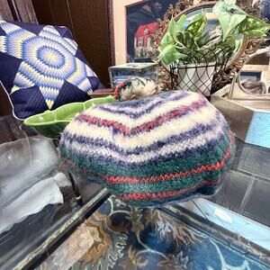 Vintage 100% Pure Wool Tam o' Shanter Hat - Made in Scotland - Dress MacDonald